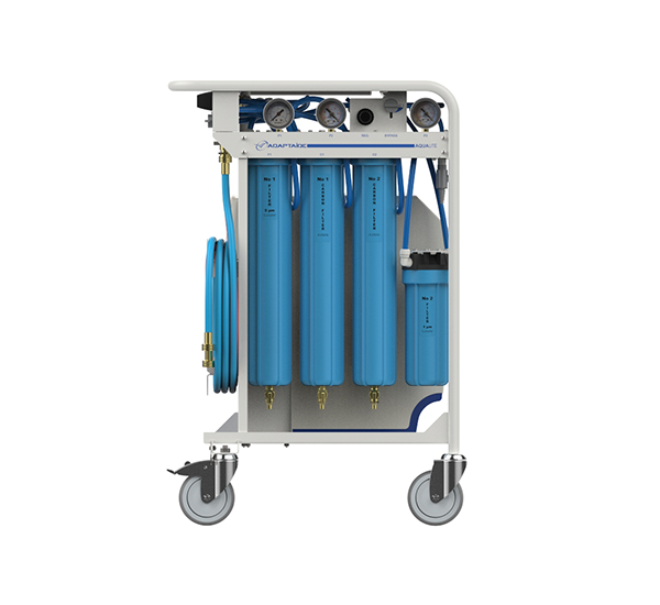 Filtration de l'eau sur chariot mobile Aqualite pour système d'osmose