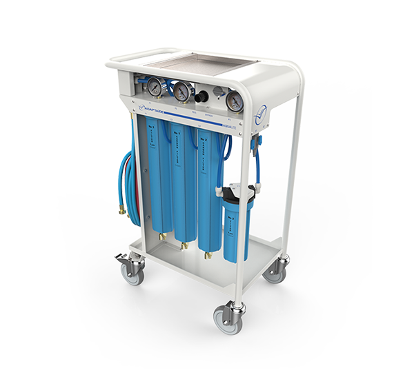 Le chariot Aqualite, une unité mobile de traitement de l'eau pour les traitements par dialyse